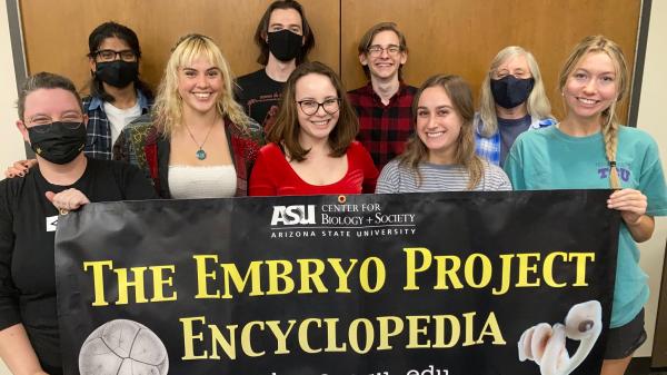 EP Class holding banner