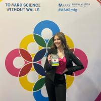 Photo of Sophia K at AAAS 2024