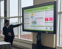 Anirudh Manjesh presenting at AAAS 2025