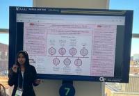 Photo of Devangana Shah presenting her eposter at AAAS 20205