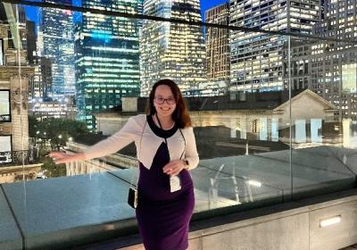 Photo of Dina in NYC